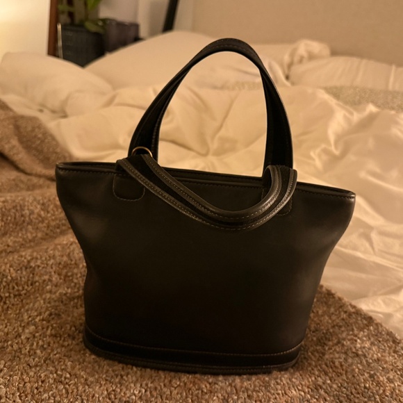 Vintage Coach Black Bleeker Small Basket Crossbody – Small (Style No. E9C-9301) - Picture 5 of 7